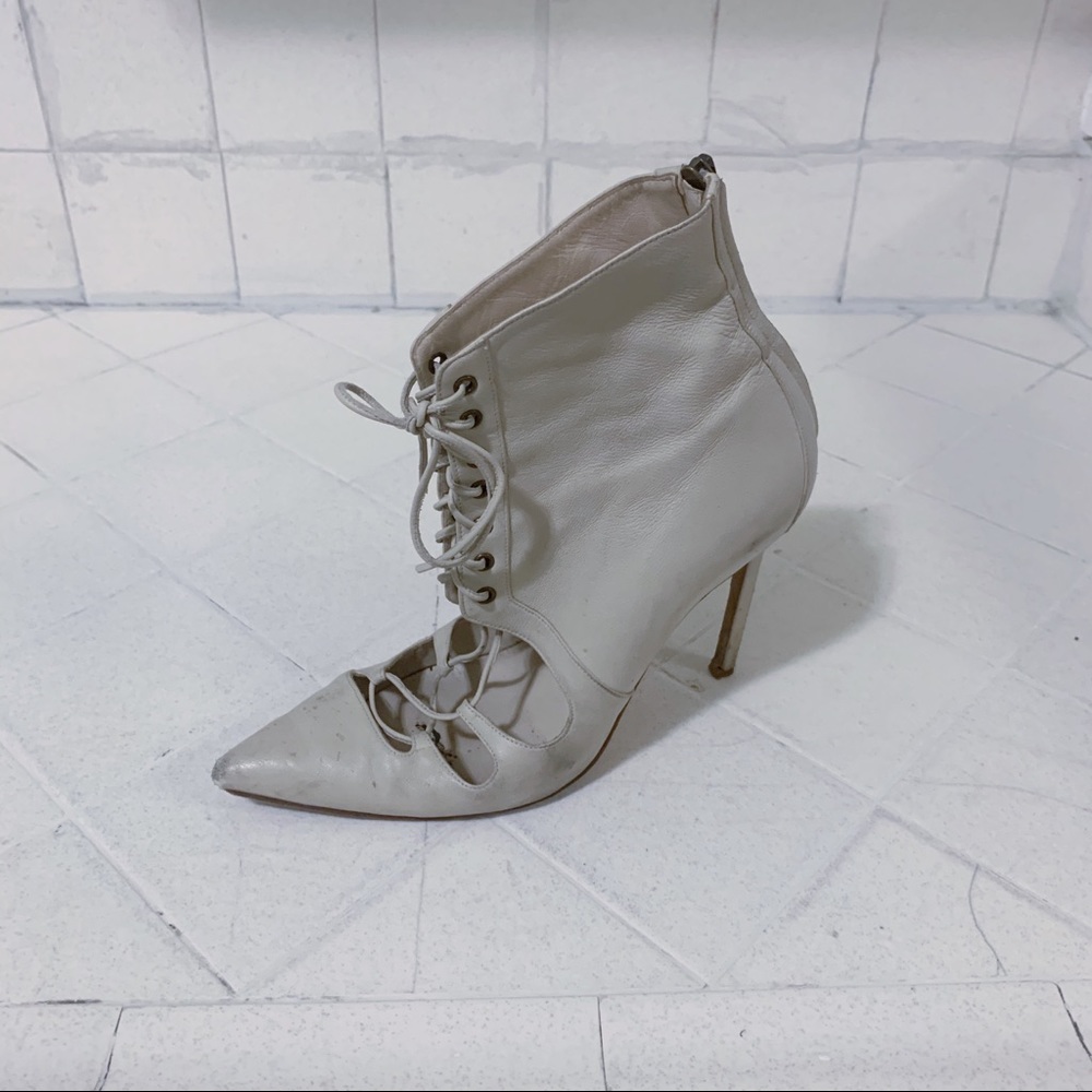 Manolo Blahnik Heel Boots Size 7 - Picture 2 of 2